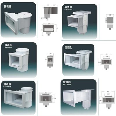 Factory Manufacturing Price Pool Accessories Wide Mouth Swimming Pool Wall Skimmer