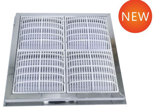 SS304 490x490 মিমি উপরে গ্রাউন্ড পুল মেঝে ড্রেন