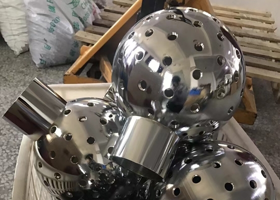 3" SS304 ক্রিস্টাল বল ডান্সিং ফাউন্টেন নজল 65m3/h