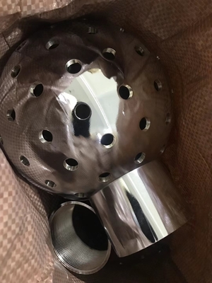 2.5" DN65 ক্রিস্টাল বল ওয়াটার ফাউন্টেন জেট অগ্রভাগের চাপ 100Kpa